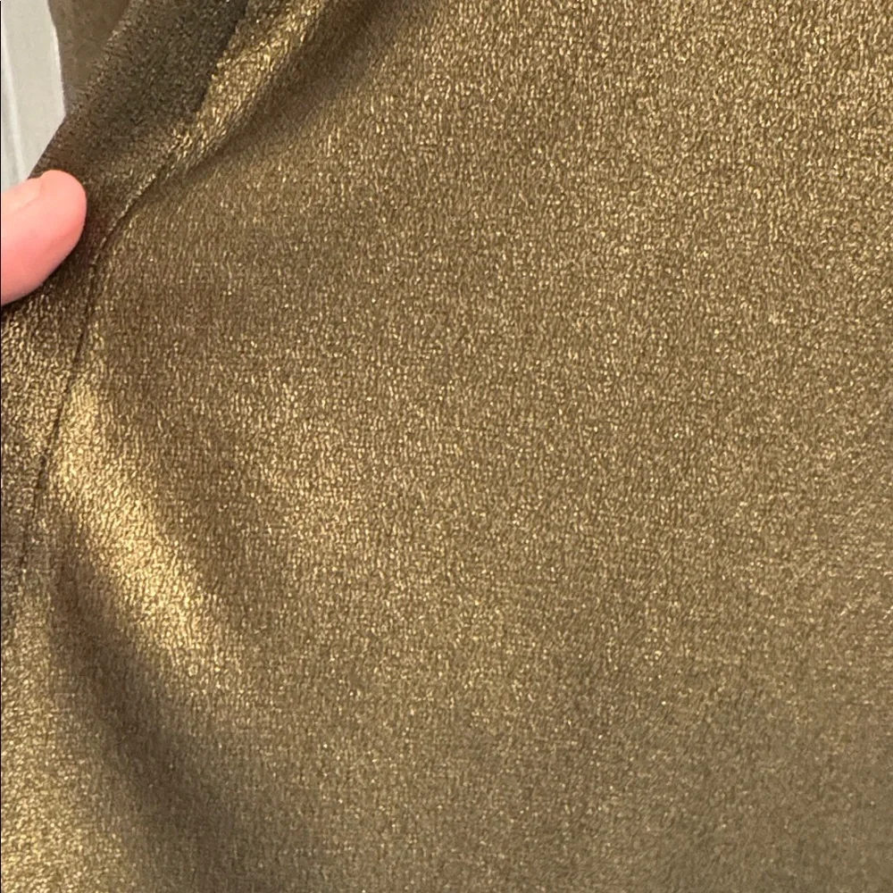 NWOT Joie Metallic Gold dress size large - Picture 6 of 8
